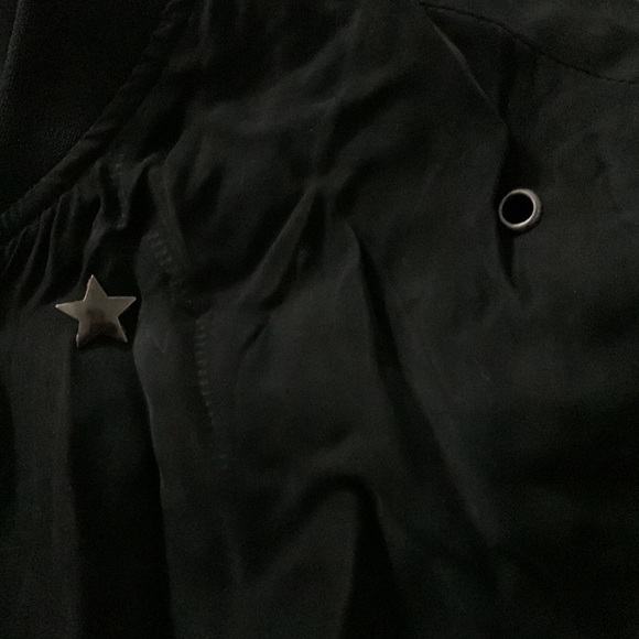 Rails Ace Bomber Jacket in Black & Studded - Picture 7 of 10